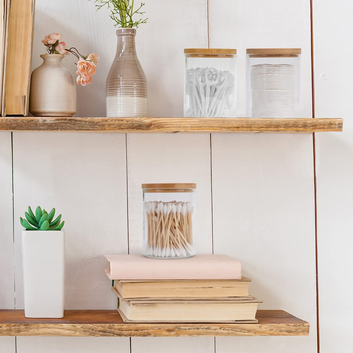 BKYFPQ bamboo lids blend with any decor style.