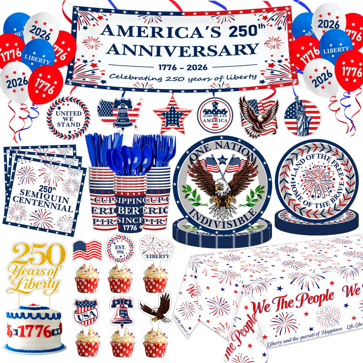 BKYVFDP USA 250th banner showcases iconic patriotic design for memorable Fourth of July celebrations