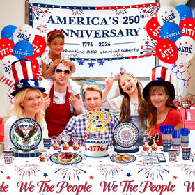 BKYVFDP 250th dessert plates bring color and convenience to dessert centered celebrations