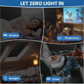 BKSAI home theater curtain improves viewing with darker surroundings.