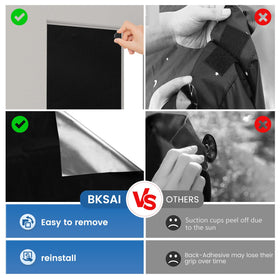 BKSAI no-trace magnets prevent marks on windows after removal.