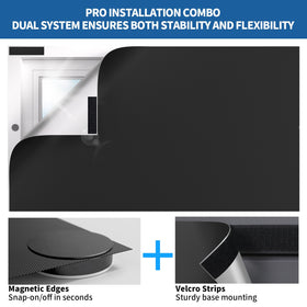 BKSAI UV-blocking fabric provides 100% sun protection for interiors.