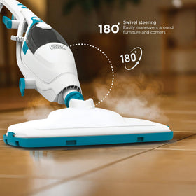 BLACK+DECKER 30-second heat-up for fast, efficient cleaning sessions.