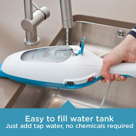 BLACK+DECKER Steam Mop microfiber pad gliding smoothly on floors