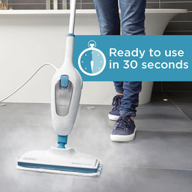 BLACK+DECKER Steam Mop requires no harsh chemicals for steam cleaning
