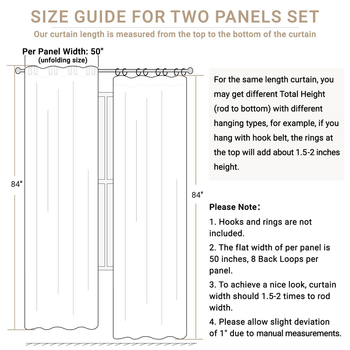 The curtains help protect furniture and floors from sun while keeping privacy.