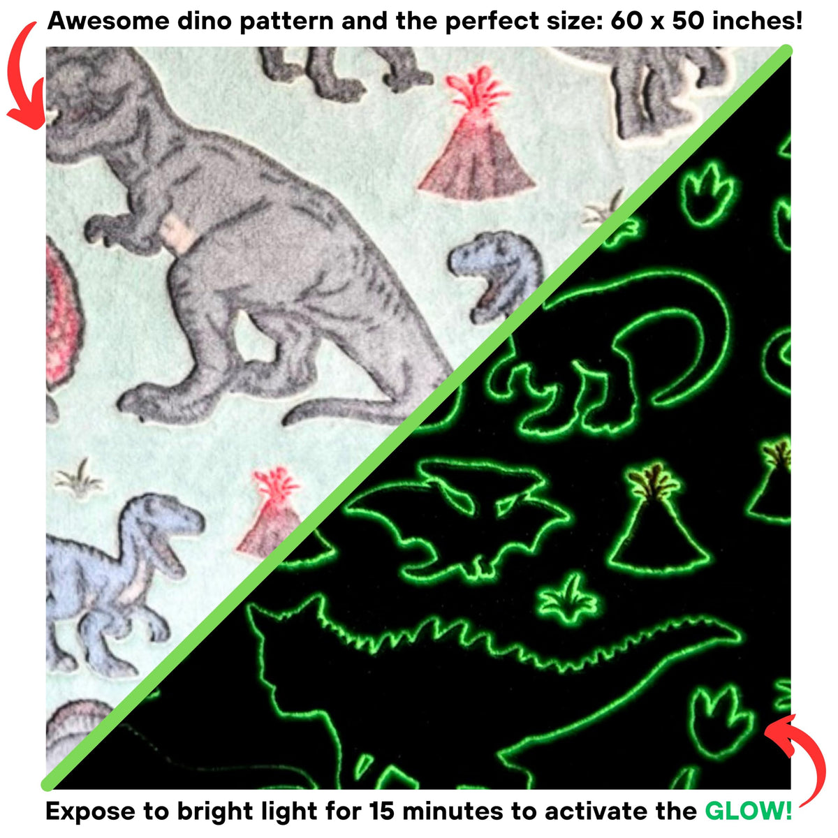 Blanket Buddies dinosaur blanket ultra-soft delivers plush comfort during snuggle time.