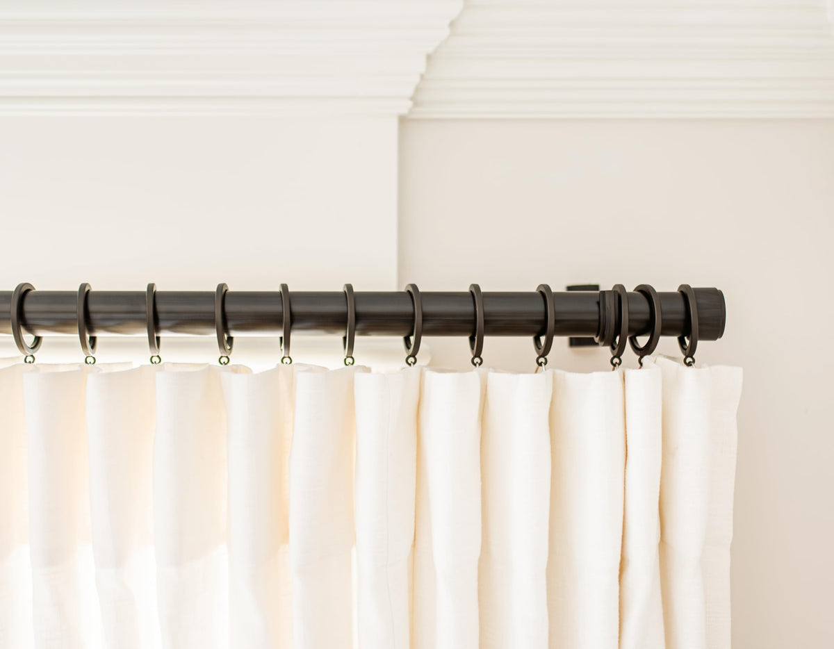 Brushed dark brown color complements modern décor for BlastHome rings.