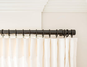 Brushed dark brown color complements modern décor for BlastHome rings.