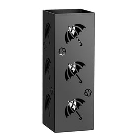 BLELEYLL umbrella stand entryway front view shows compact, space-saving design to keep umbrellas organized.