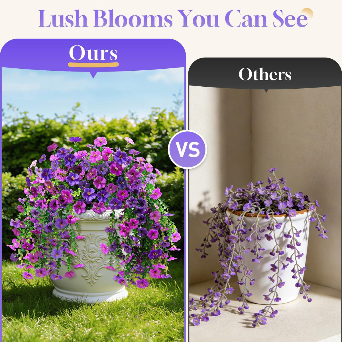 BlessedSeason flexible stems allow easy DIY arrangements and adjustable displays