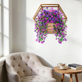 BlessedSeason weatherproof artificial flowers endure sun and rain