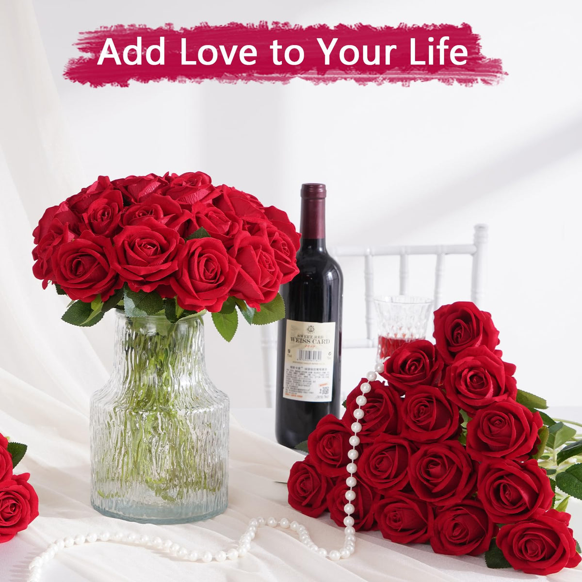 BLEUM CADE 20-inch stems ready for long style bouquets