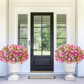 BLEUM CADE outdoor flowers: UV-resistant silk blooms for sunlit balconies.