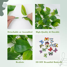 BLEUM CADE allergy-friendly plastic plants ideal for pollen-sensitive environments.