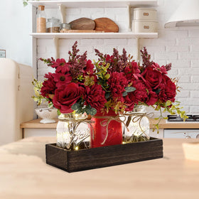 BLEUM CADE centerpiece brightens kitchen table setup