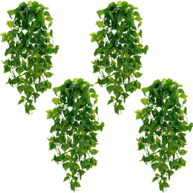 BLEUM CADE fake hanging pothos vines for year-round greenery indoors or outdoors.