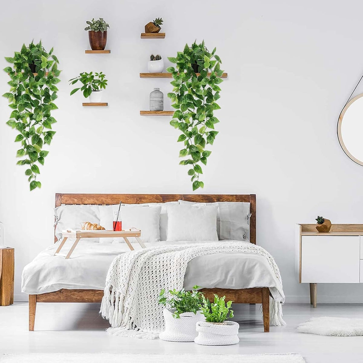 BLEUM CADE greenery hanging plants for indoor or outdoor use.