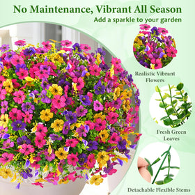 BLEUM CADE realistic petals and leaves for lifelike faux bouquet