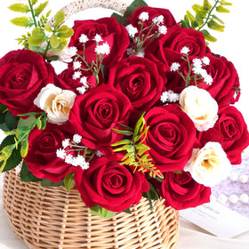 BLEUM CADE 20-inch stems with bendable wire for flexible vase styling
