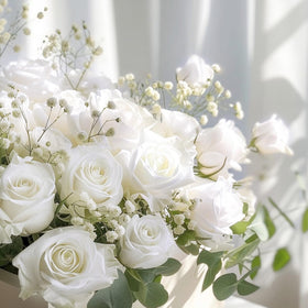 BLEUM CADE velvet rose heads with lifelike texture for elegant bouquets