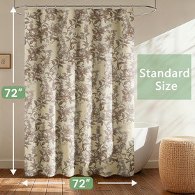 Detail of Blgiont brown floral pattern adding rustic charm and cottagecore appeal.