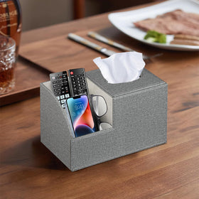BLIENCE bedside organizer helps reduce clutter on nightstands.