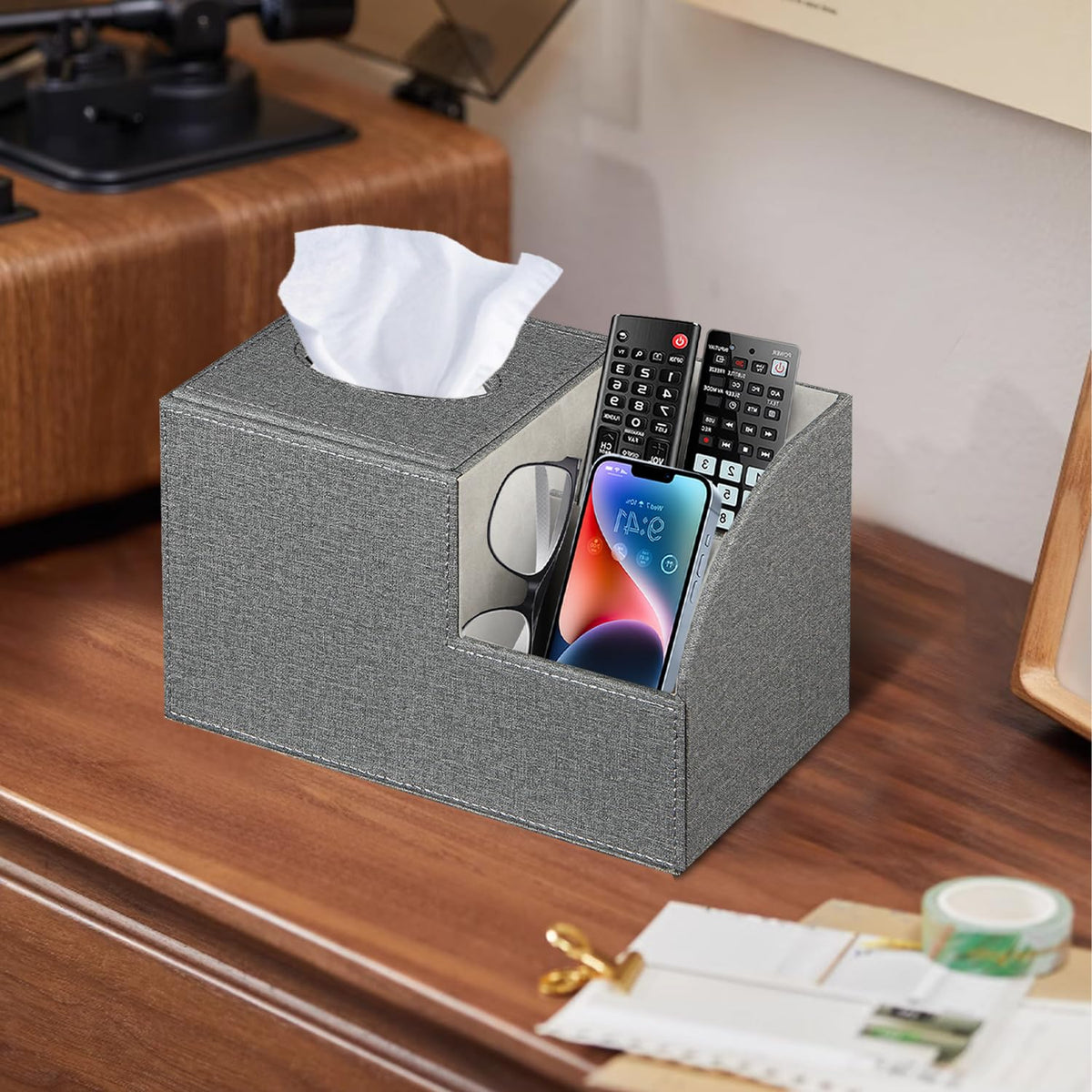 BLIENCE gift-ready tissue box cover perfect for housewarmings and holidays.