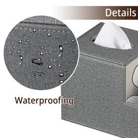 BLIENCE tissue box cover blends with home decor for living room or bedroom.