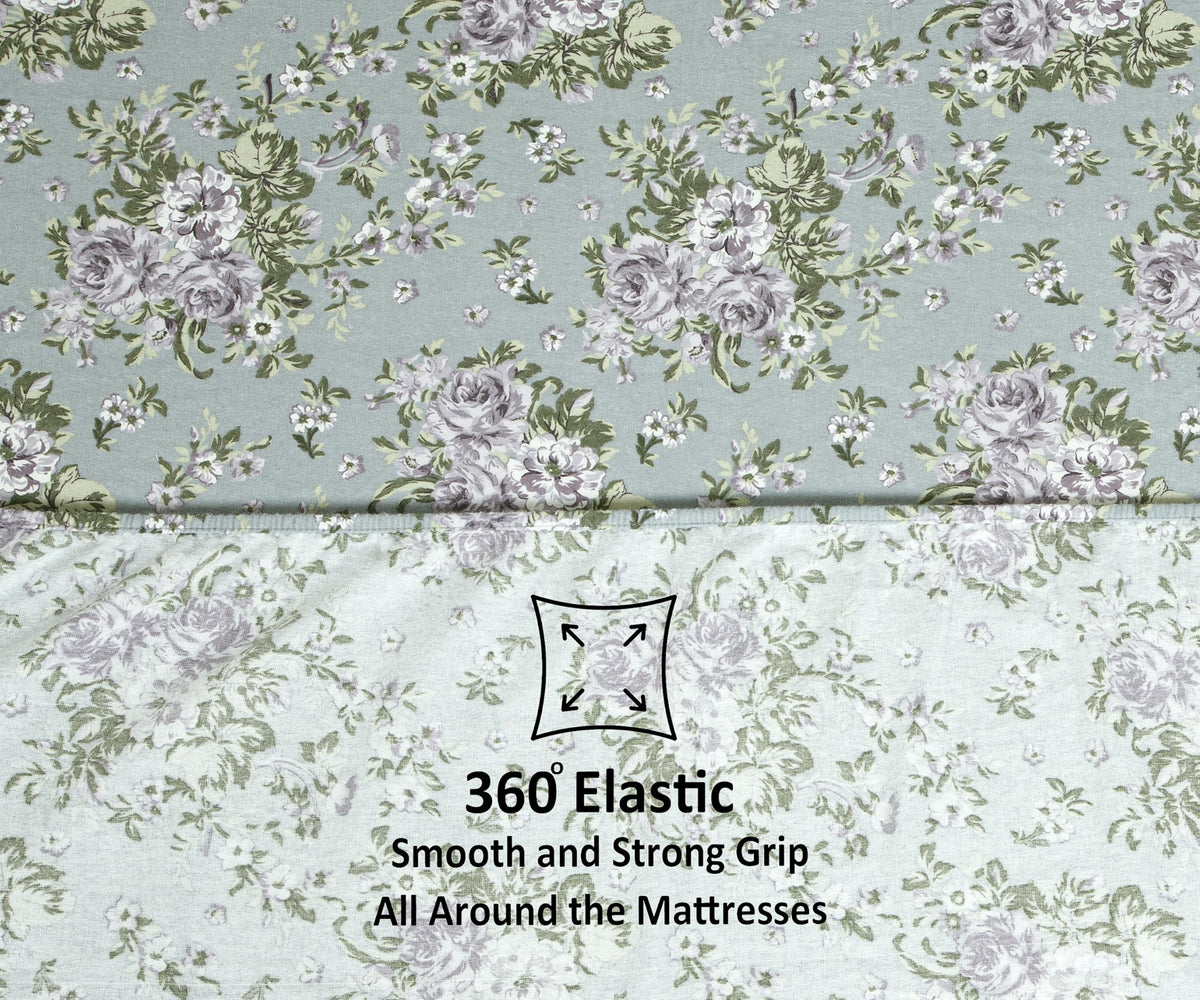 Bliss Casa Blossom bedding set on bed showcases cozy bedroom texture.