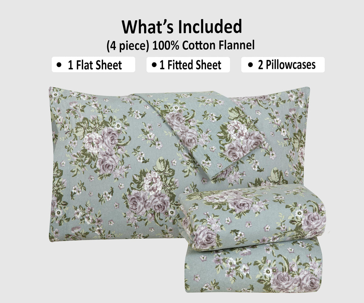 Bliss Casa Blossom deep-pocket design ensures secure mattress fit.