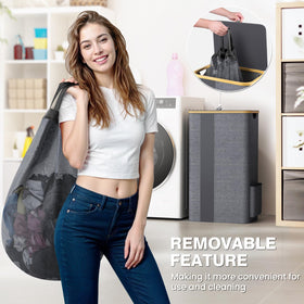 BlissTotes breathable mesh window promotes air circulation and reduces odors.