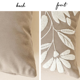BlissBlush back-support pillow cover complements couches and window seats