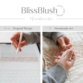 BlissBlush coastal blue boho cover close-up showing cream detail for cozy aesthetics.