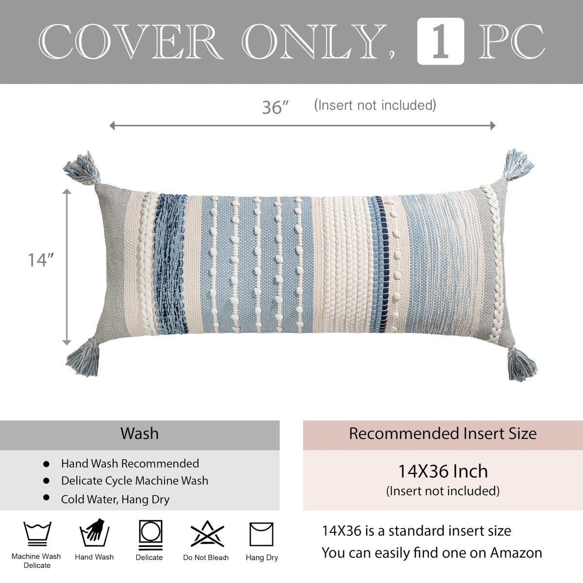 BlissBlush handmade artisan pillow cover emphasizes unique craftsmanship.