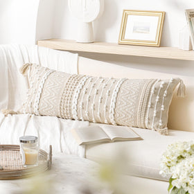 BlissBlush living room couch vibe enhancer with neutral tones