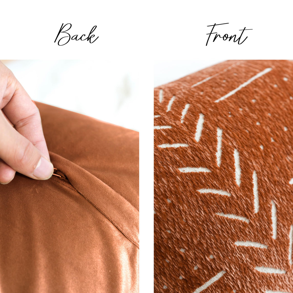 BlissBlush 12x20 lumbar covers set 2 for quick room refresh