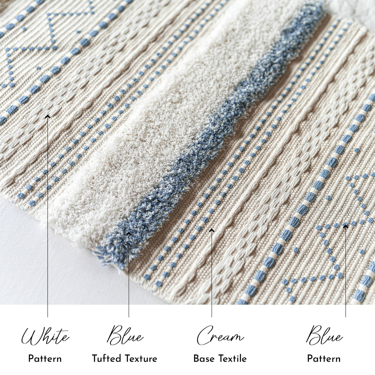 BlissBlush nursery wall tapestry offers soft coastal color accents