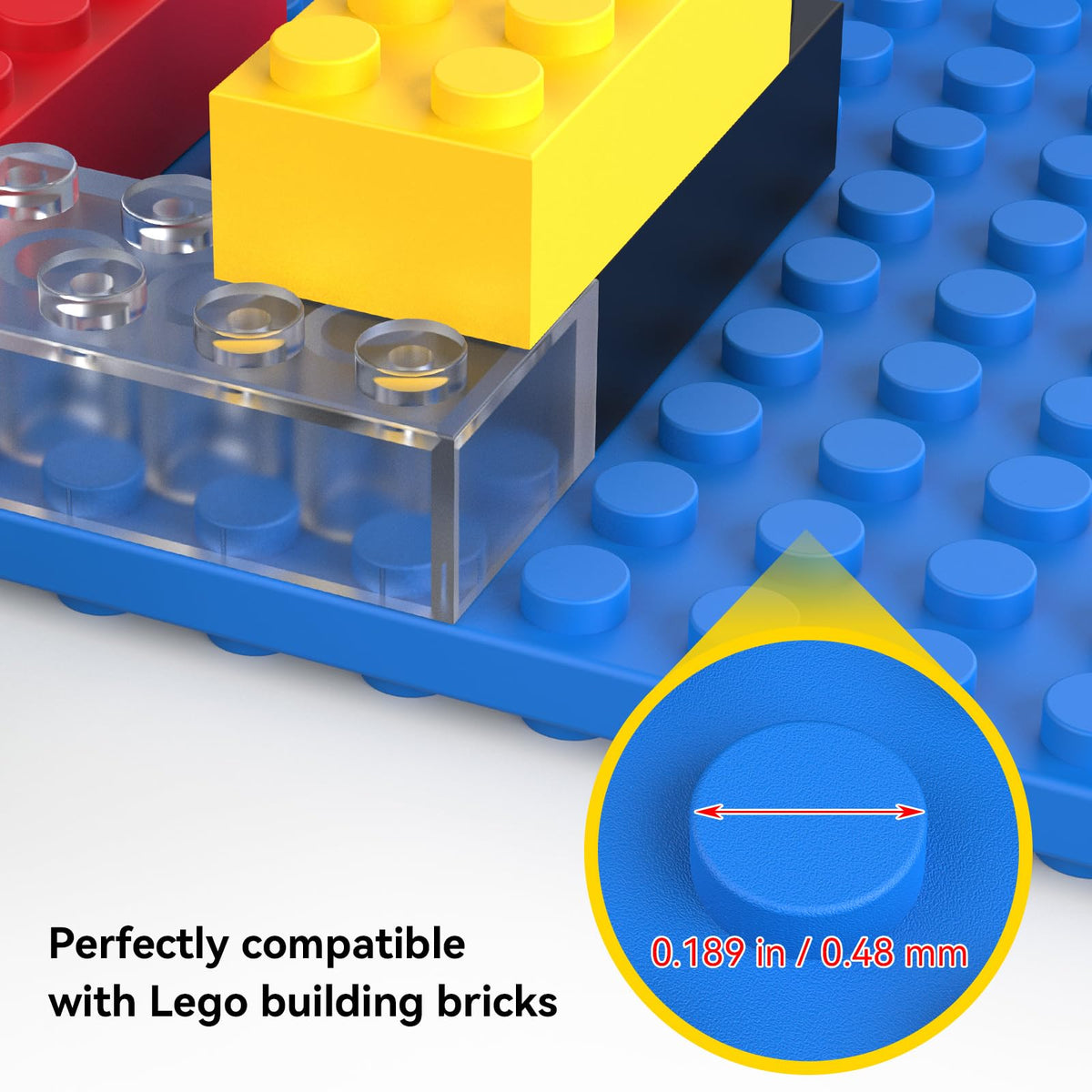 BlissBox dual-sided baseplate enables bricks on both sides for versatile display