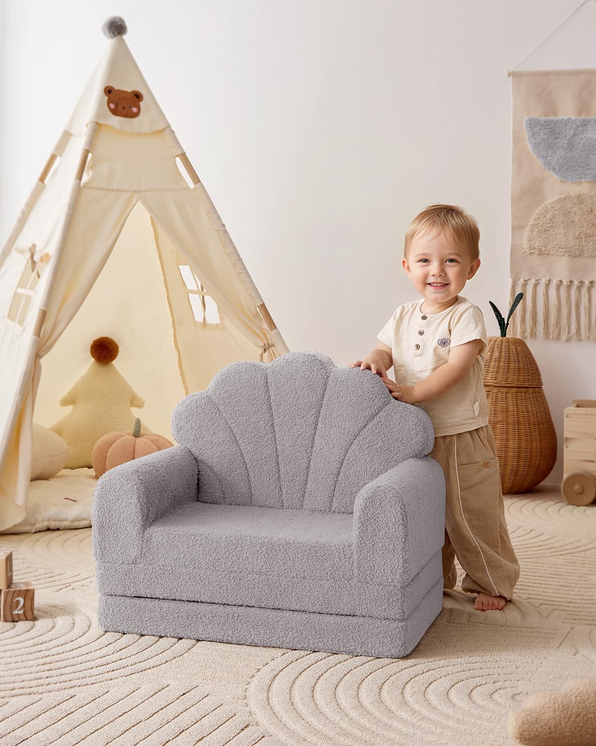 Blissful Diary foldable toddler couch playtime keeps spaces tidy and inviting.