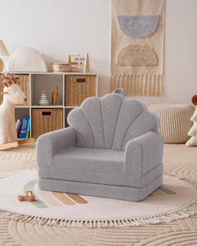 Blissful Diary foldable toddler couch pre-assembled out of the box.