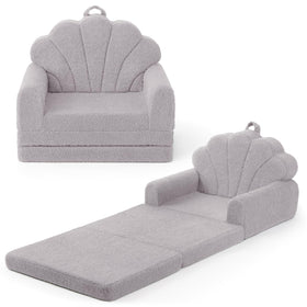 Blissful Diary foldable toddler couch shell seat offers cozy, kid-sized comfort.