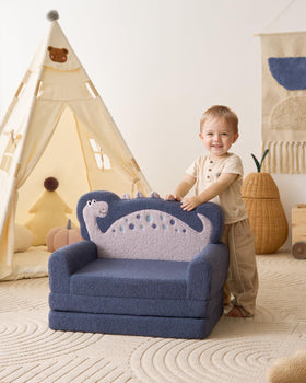 Blissful Diary 2-in-1 fold-out couch ready to become a comfy lounger.