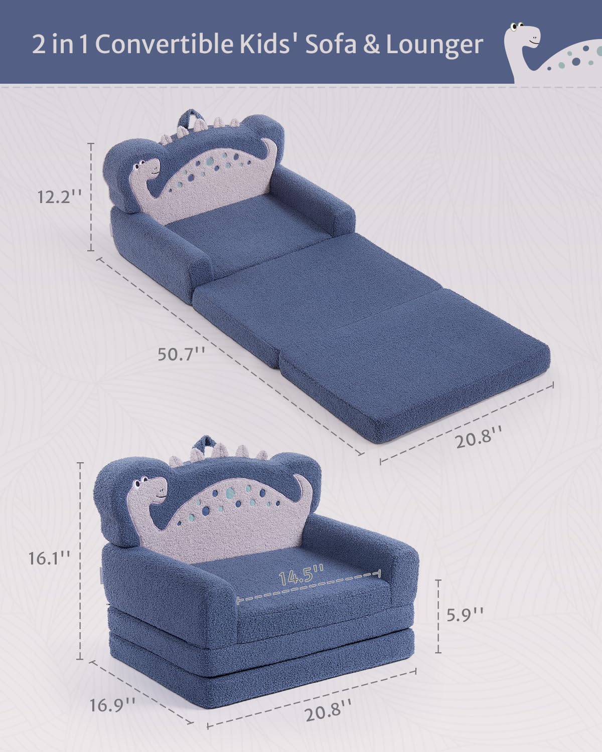Blissful Diary memory foam offers sturdy support for kids.