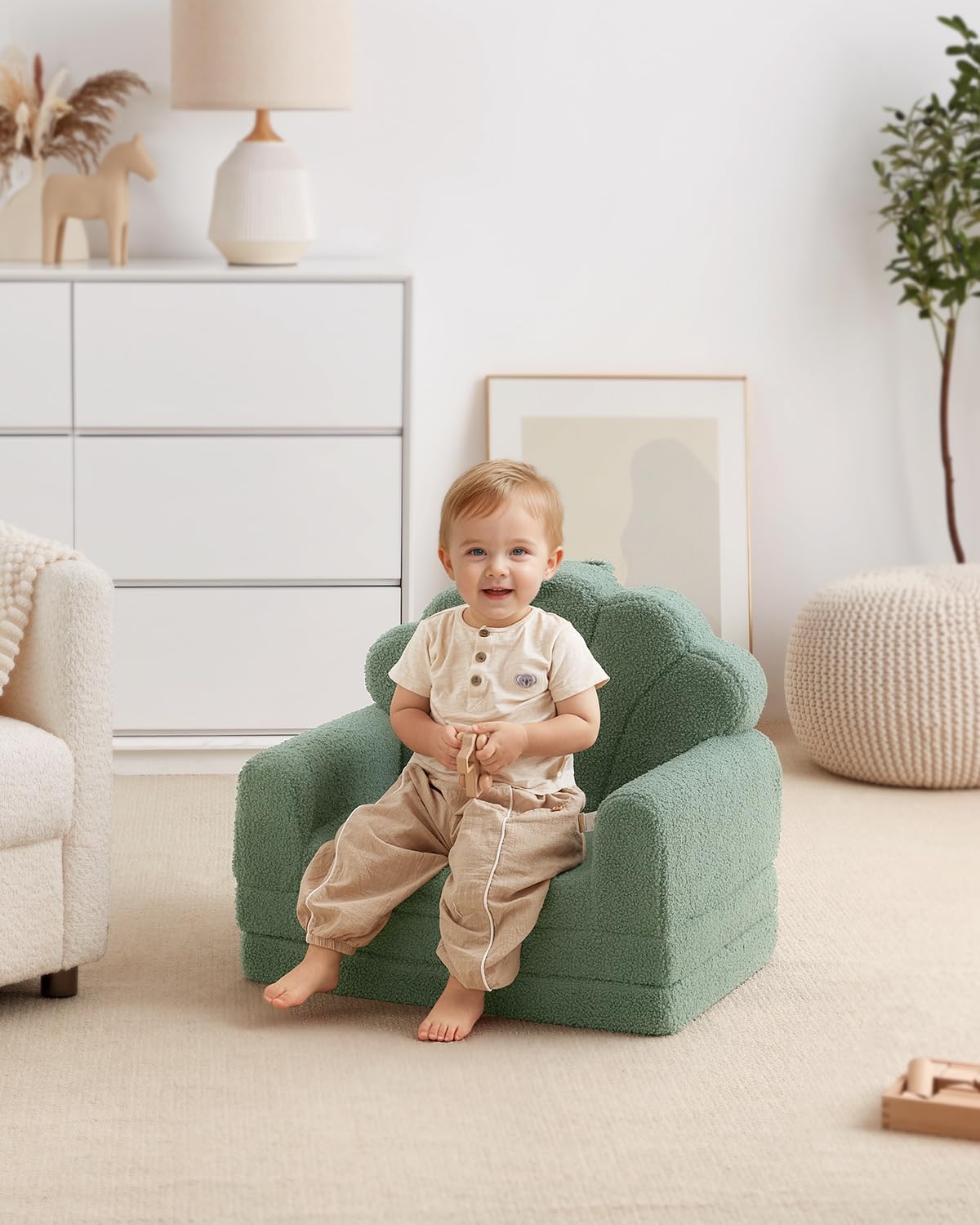 Blissful Diary versatile couch suitable for living room, bedroom, and playroom activities.