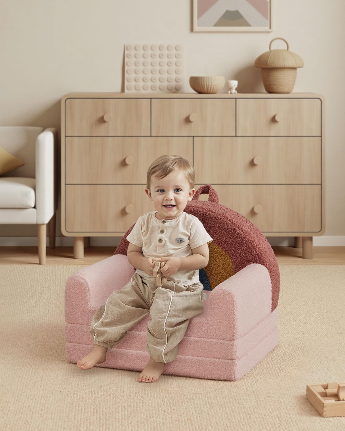 Blissful Diary pre-assembled kids chair arrives ready to enjoy right away.