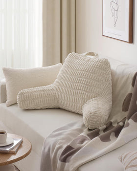Blissful Diary Reading Pillow machine-washable cover for quick freshness