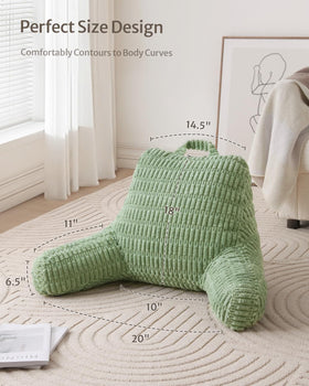 Blissful Diary reading pillow machine-washable cover for easy cleaning