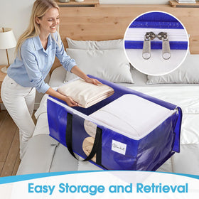 BlissTotes dual-zippers provide reliable access during packing and unpacking.