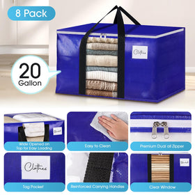 BlissTotes large-capacity bags hold bulky textiles like sheets and blankets.